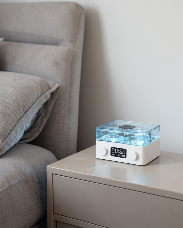 Bluetooth Hoparlör – Şık Vintage Tasarımlı Stereo Sesli Gece Lambası