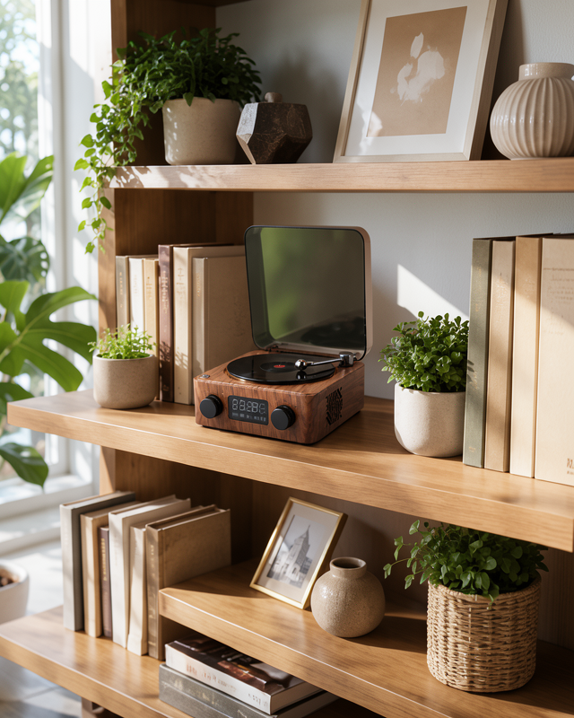 Yeni Nesil Saatli Tasarıma Sahip Bluetooth Hoparlör – Dekoratif Gece Işıklı