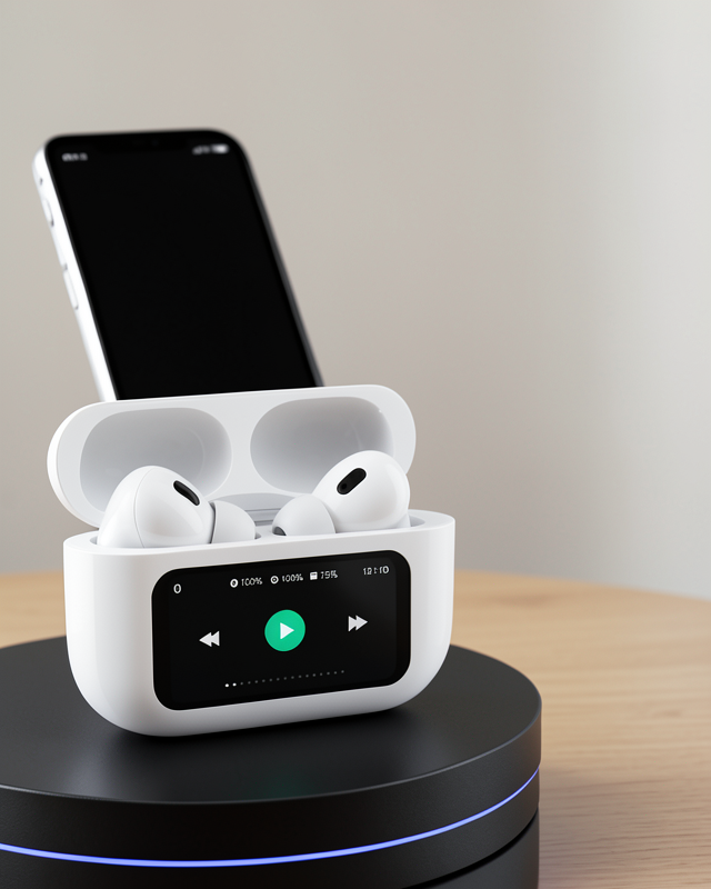 Yeni Nesil Pro Bluetooth Kulaklık Dokunmatik Ekranlı ANC/ENC