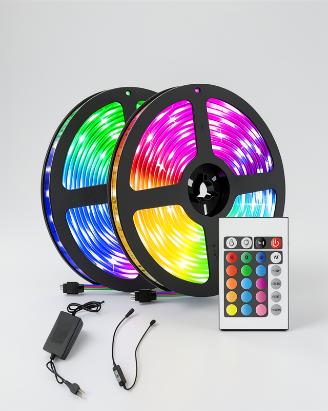 RGB Işıklı 10Metre Şerit Led Kumandalı Yeni Nesil