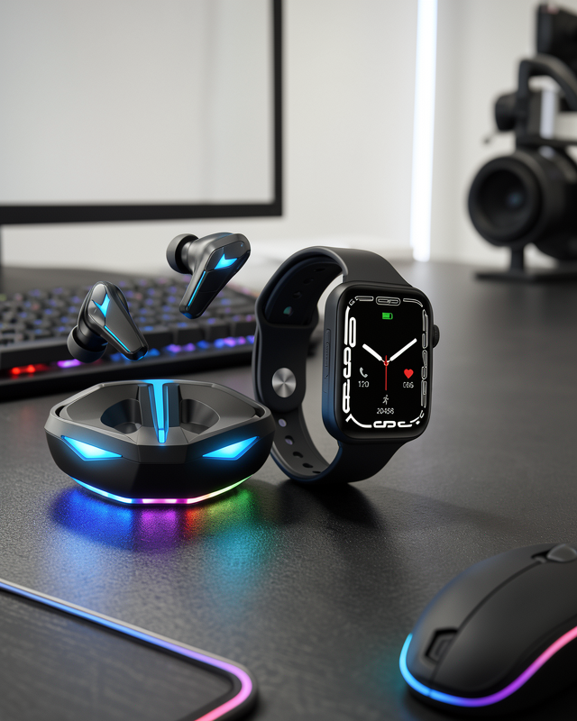 Bluetooth Bağlantılı İkili Set: Yeni Nesil Akıllı Saat ve Kablosuz Kulaklık Kampanyası