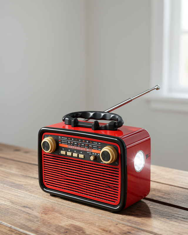 Ahşap Nostaljik Görünümlü Bluetoothlu Nostalji Radyo Eskitme Tasarım