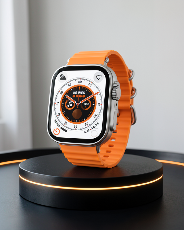 Yeni Nesil 49 MM NFC Özellikli Akıllı Saat, Android ve İOS Uyumlu
