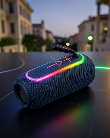 Taşınabilir Uzun Pil Ömrüne Sahip Kablosuz Bluetooth Hoparlör