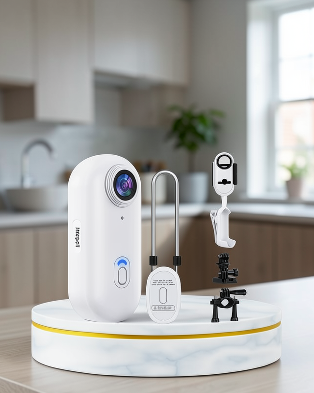 Su Geçirmez Mini Aksiyon Kamera 4K WiFi Spor Kamerası