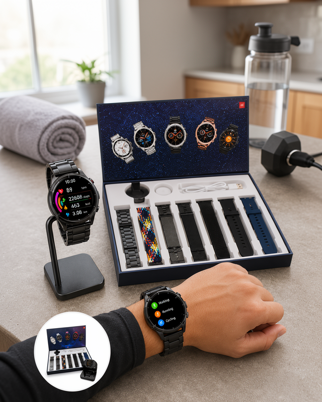 2024 Model Yeni Nesil Akıllı Saat Bluetooth Bağlantılı Sağlık ve Uyku Takibi