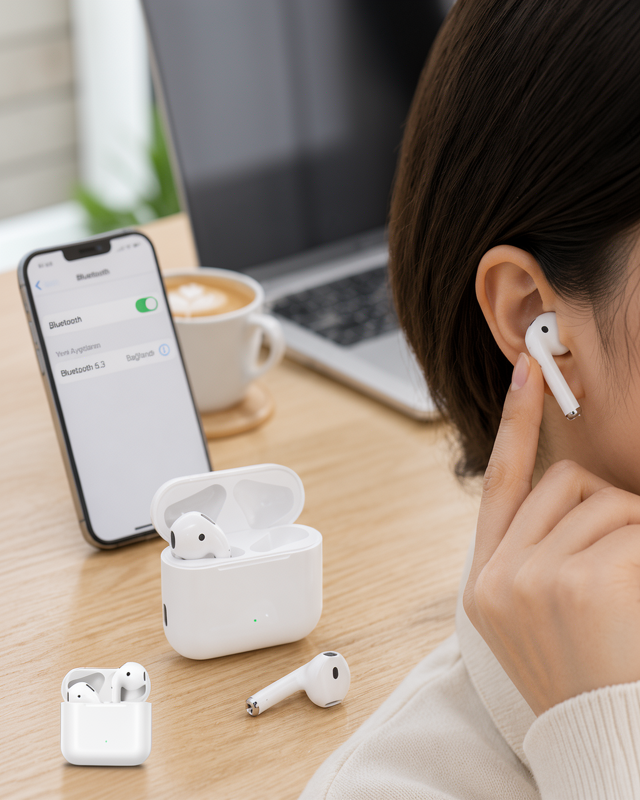 Yeni Model 2.Nesil TWS Bluetooth Kulaklık Yüksek Ses Kalitesi Dokunmatik Kontrol
