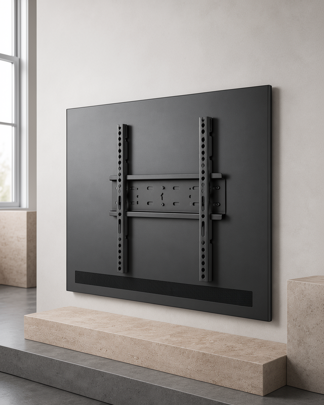50"-95" İnce Profil Sağlam Metal TV Duvar Braketi Sabit Televizyon Askı Aparatı