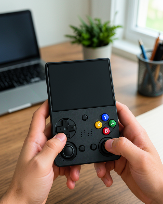 Çift Analog Joystick ile TV Bağlantılı LCD Retro Oyun Konsolu