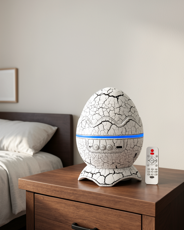 Yeni Nesil Dinozor Yumurtası Görünümlü Gece Lambası Yumurta Işık Speaker