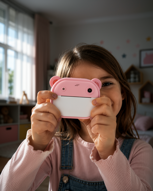 24MP Çift Lensli Termal Baskılı HD Şipşak Kamera 32GB Hafızalı