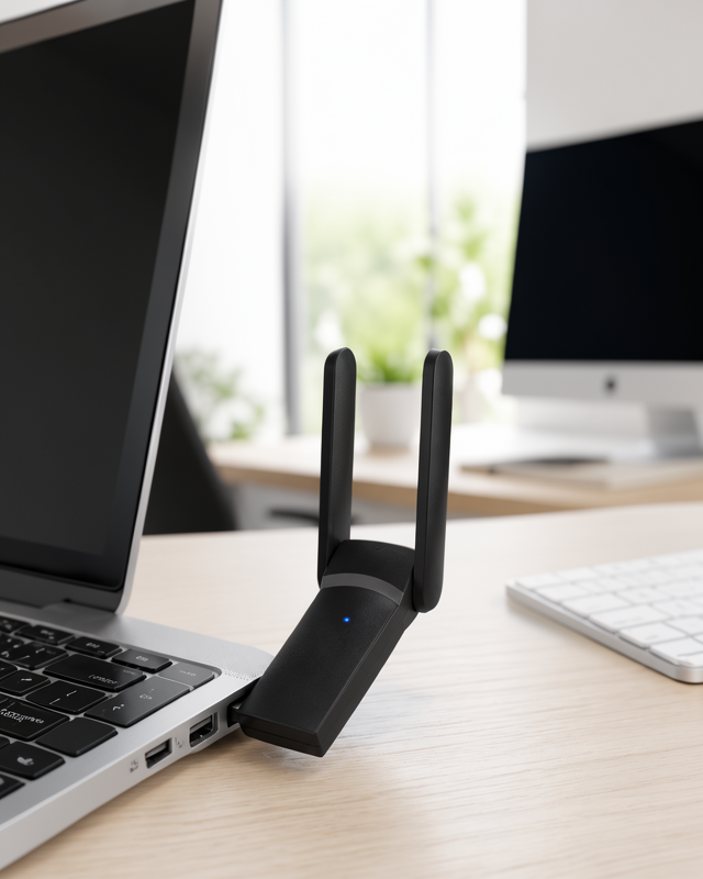 AC1200 USB WiFi Adaptör – 1200 Mbps Veri Hızı