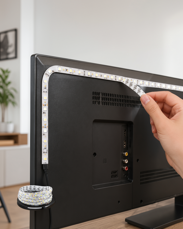 Yeni Nesil LED TV Arka Işık Şeridi Uzaktan Kumanda ile