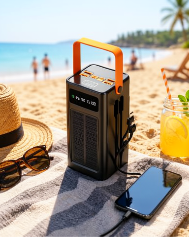 Powerbank 80.000 Güneş Enerjili