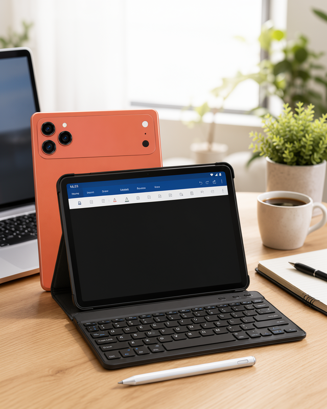 Android Set: Klavyeli Tablet PC, Kalem, Kılıf ve Ekran Koruyucu Hediyeli
