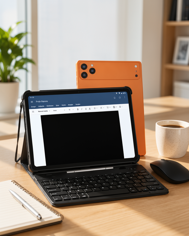 Dokunmatik Ekranlı Klavye Kılıflı Android Tablet Günlük ve Profesyonel Kullanım