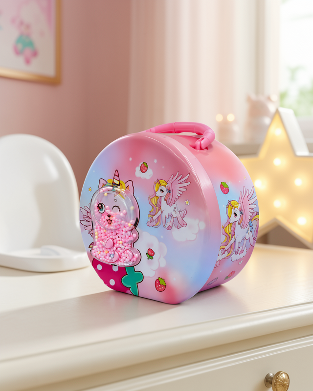 Gizli Saklama ve Birikim Kutusu Mini Çocuk Para Kasası