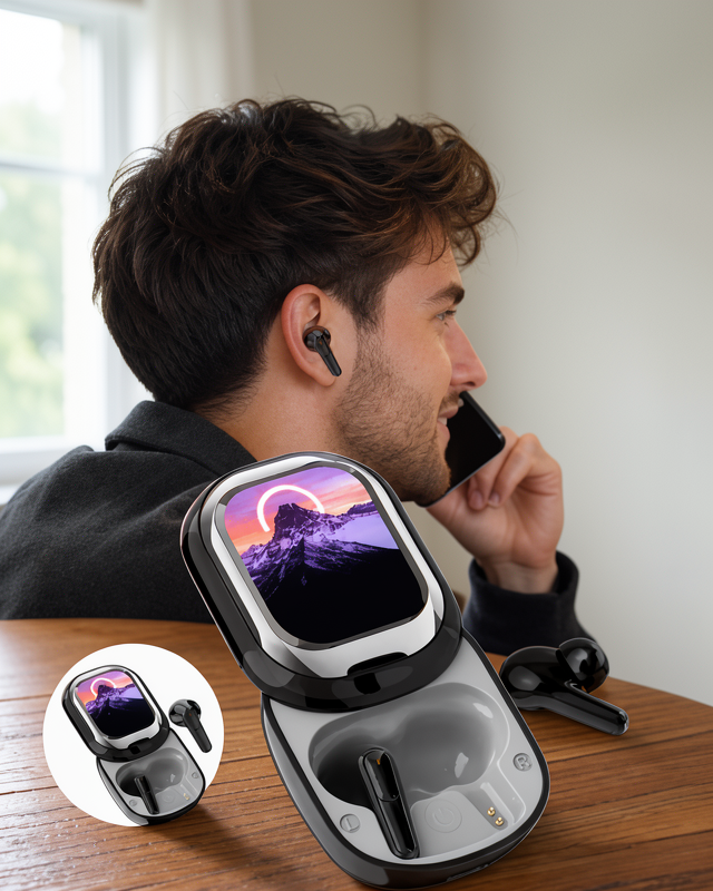 Bluetooth Kulaklık - Dokunmatik Kontrol ile Pods Fine Uyumlu