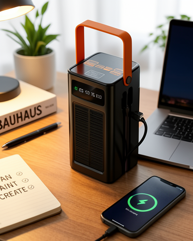 Yüksek Kapasiteli 80.000 Güneş Enerjili Taşınabilir Hızlı Şarj Powerbank