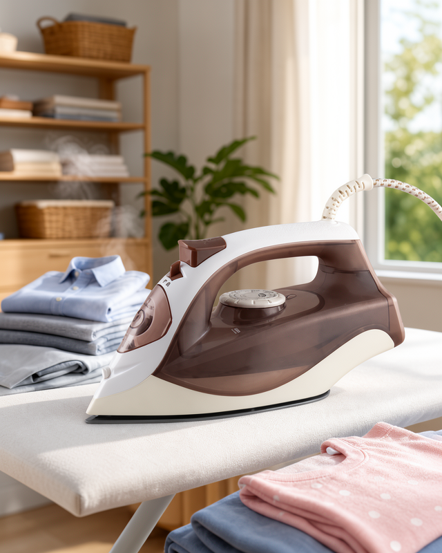 Kireç Önleyici Buharlı Ütü 2200W Kahverengi Damlatmaz Self Clean