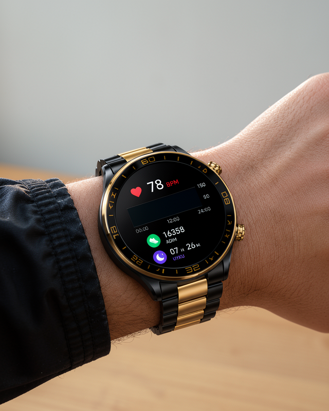 Yeni Nesil Bluetooth Çağrı ve Sağlık Takipli 3 Bileklikli Amoled Akıllı Saat