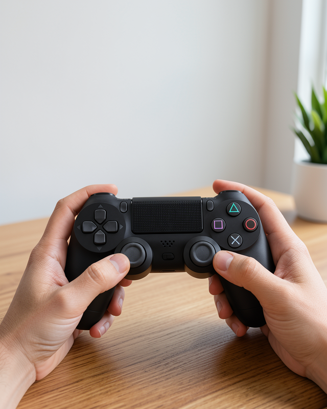 Yeni Nesil Gerçekçi Titreşimli Geri Bildirimli Kablosuz Oyun Kolu PS4 Uyumlu