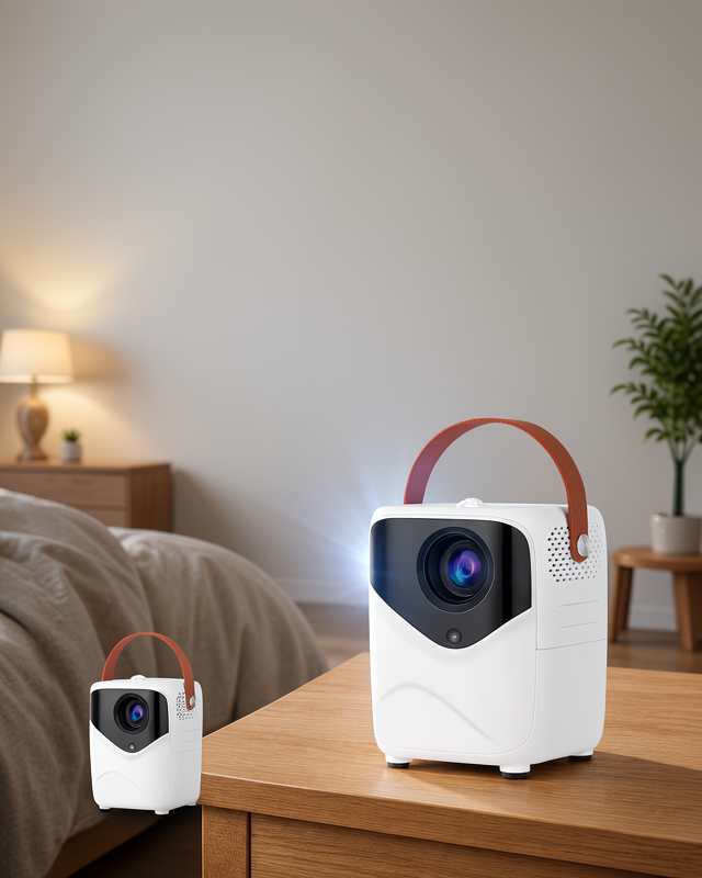Yeni Nesil Kumandalı Projeksiyon Ev Sineması Bluetooth 4k HD Görüntü