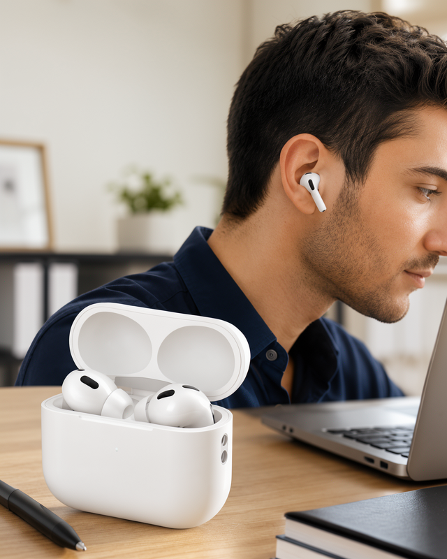 Kablosuz Bluetooth Kulaklık – Uzun Ömürlü Şarj Kutulu Aktif Gürültü Engelleyici