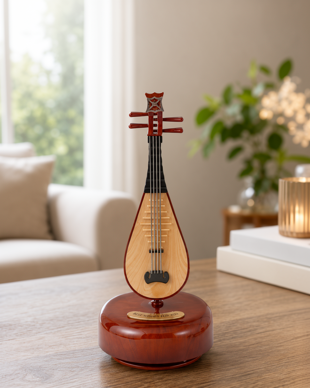 Lüt Tasarım Melodious Music Enstrüman Şeklindeki Müzik Kutusu