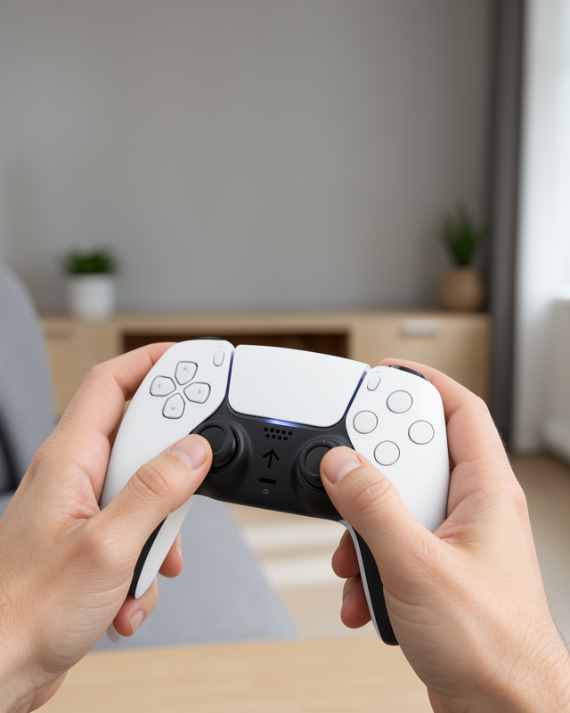 Yeni Nesil Kablosuz PS5 Oyun Kumandası Ergonomik Tutuş ve Hızlı Tepki