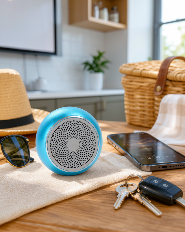 Dayanıklı ve Şık Tasarıma Sahip Alüminyum Mini Bluetooth Hoparlör