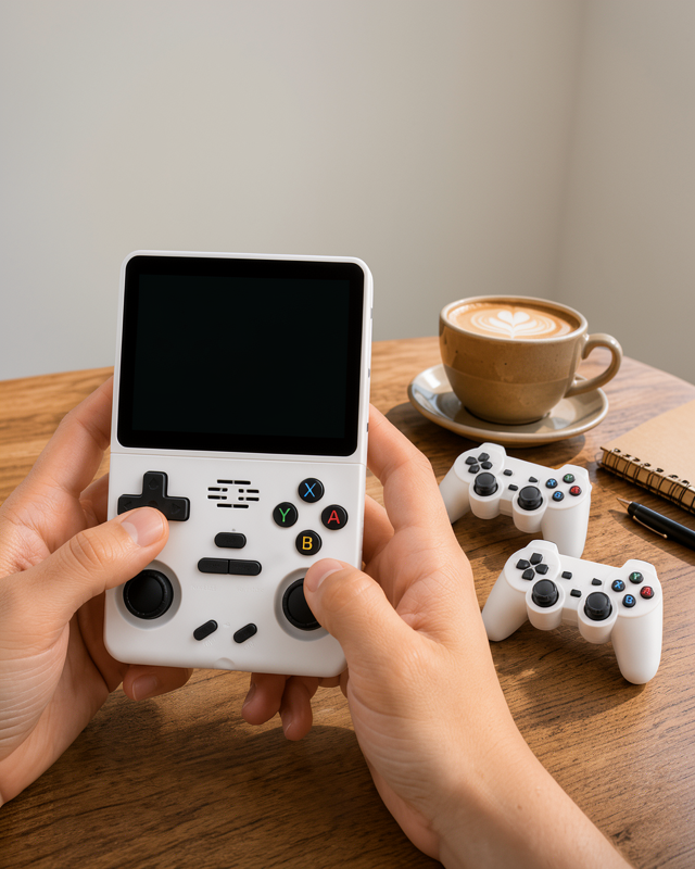 Yeni Nesil Taşınabilir Retro Oyun Konsolu Geniş Ekranlı