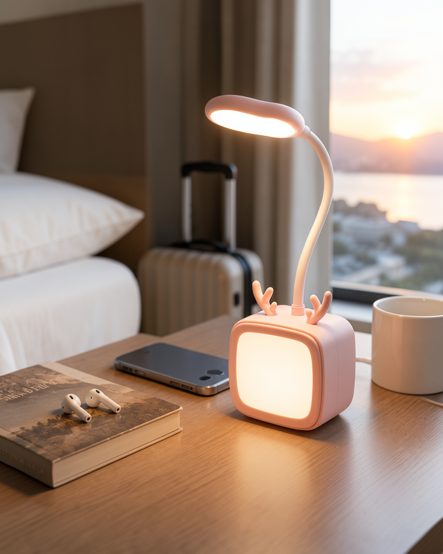 Şarj Edilebilir LED Gece Lambası Modern Tasarım ile