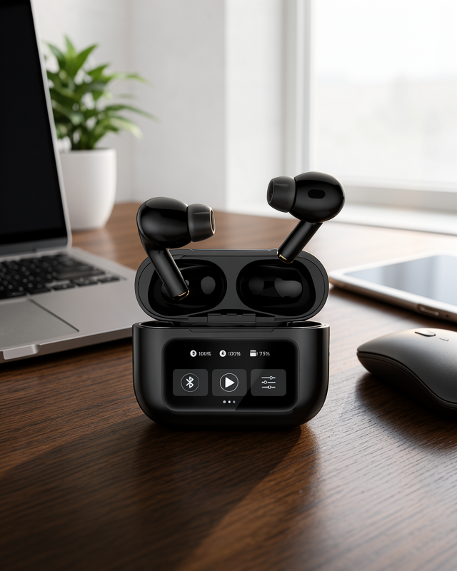 Bluetooth 5.0 Yeni Nesil Pro Ekranlı Kulaklık