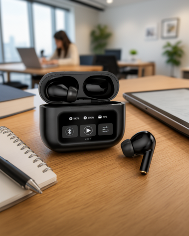 Kablosuz Bluetooth Kulaklık 2.Nesil Pro Ekranlı Sesli Görüşme Özelliği