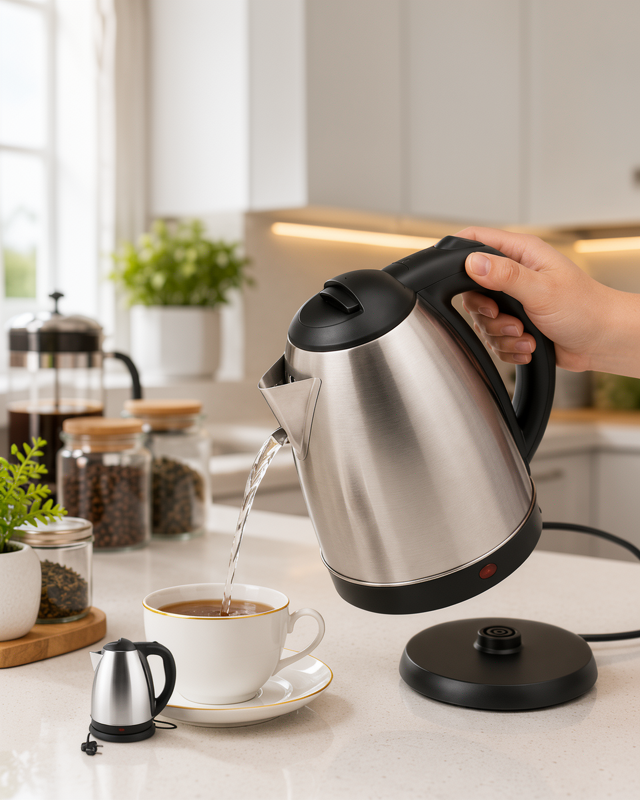 Dayanıklı Paslanmaz Çelik Uzun Ömürlü Çelik Kettle Su Isıtıcı
