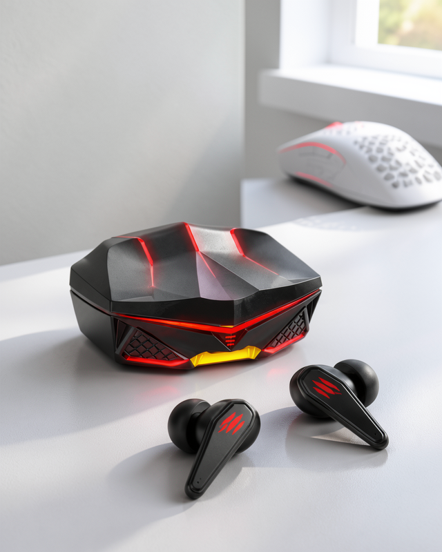 Yeni Nesil Mikrofonlu Bluetooth Kulaklık HD Ses Kalitesi Işıklı Metal Kasa Ios Android Uyumlu