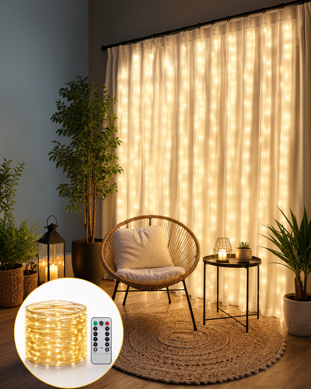 Yeni Nesil Uzaktan Kumandalı Günışığı Peri Led Romantik Ambiyans İçin