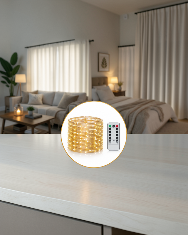 Yeni Nesil 300 LED Perde Işık – Sıcak Beyaz Dekoratif Aydınlatma