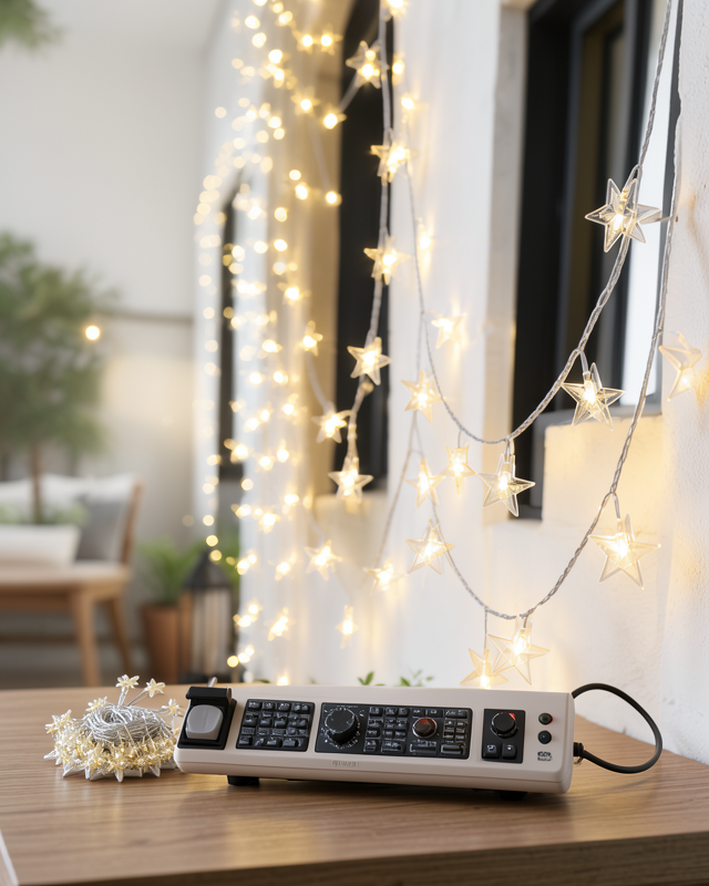 Yeni Nesil Yıldız Led Işık 5 Metre Dekoratif Aydınlatma Günışığı