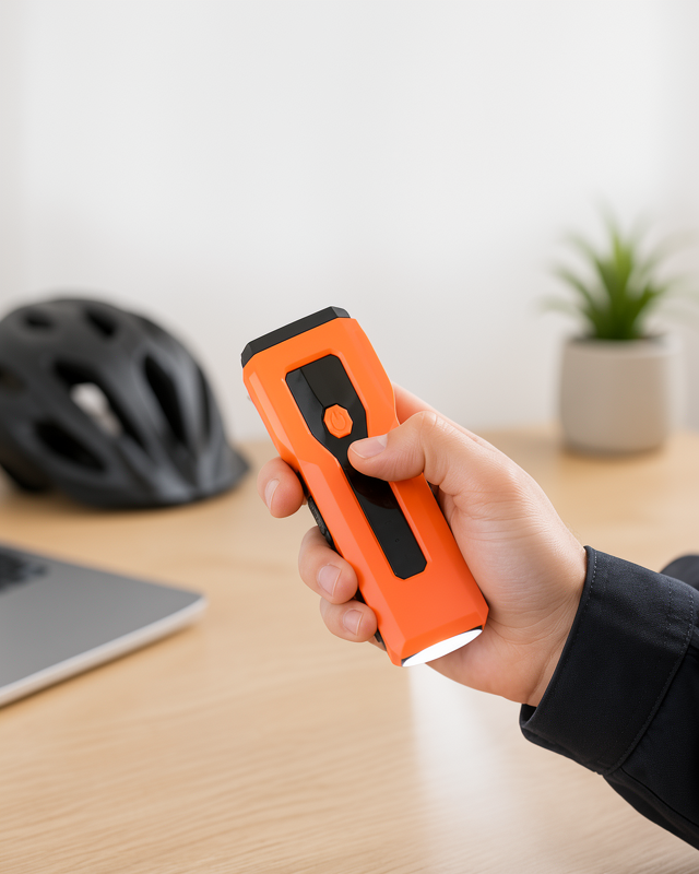 Yeni Nesil Çok Fonksiyonlu 5000 mAh Bataryalı COB Çakar Bisiklet Farı