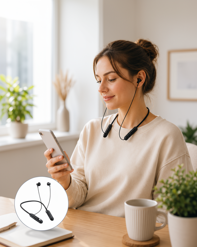 Manyetik Yeni Nesil Gürültü Azaltmalı Bluetooth Kulaklık – Ergonomik Tasarım