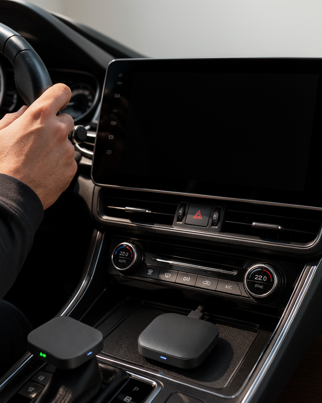 Yeni Nesil Android Auto Kablosuz Bağlantı Cihazı Çift Bant WiFi