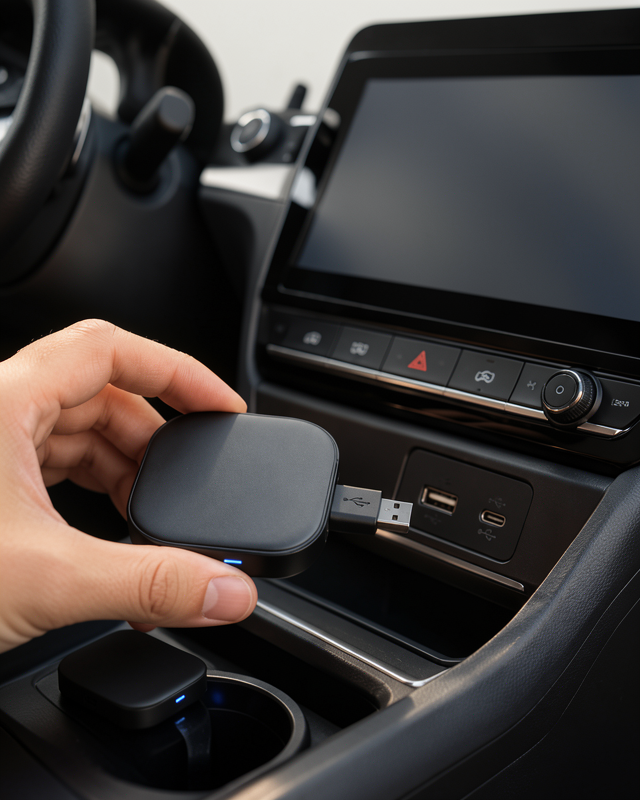 Yeni Nesil Kablosuz Android Auto Cihazı USB Girişli Tak Çalıştır