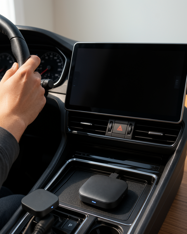 Yeni Nesil Bluetooth 5.0 Kablosuz Araç İçi Adaptör Android Auto