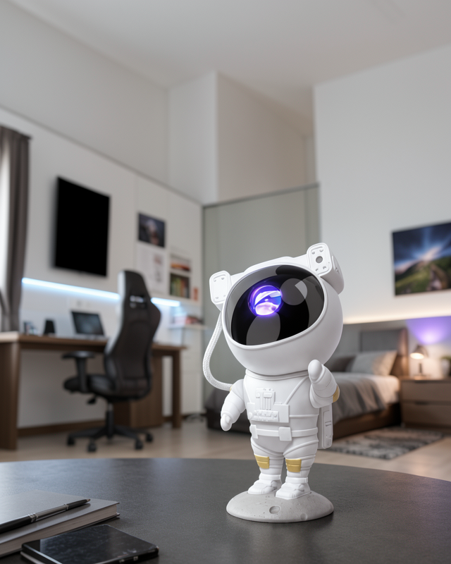 Yeni Nesil Astronot Bluetooth Hoparlör Projeksiyon Lamba