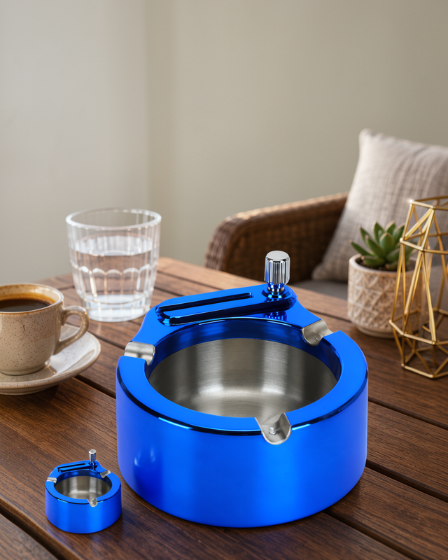 Yeni Nesil Metal Küllük ve Entegre Çakmak ile Yuvarlak Dayanıklı Yapı