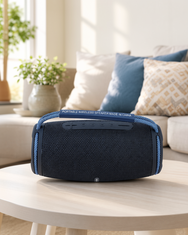 Yeni Nesil Renkli Işıklı Taşınabilir Bluetooth Hoparlör IPX5 Su Geçirmez