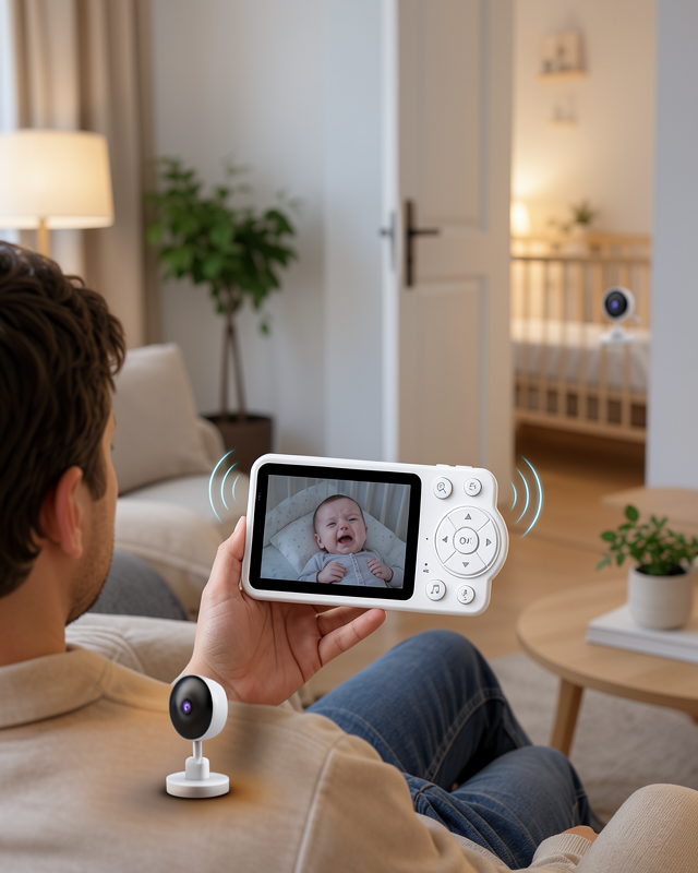 Yeni Nesil Dijital Şifrelemeli Bebek Monitörü WiFi Gerektirmeyen