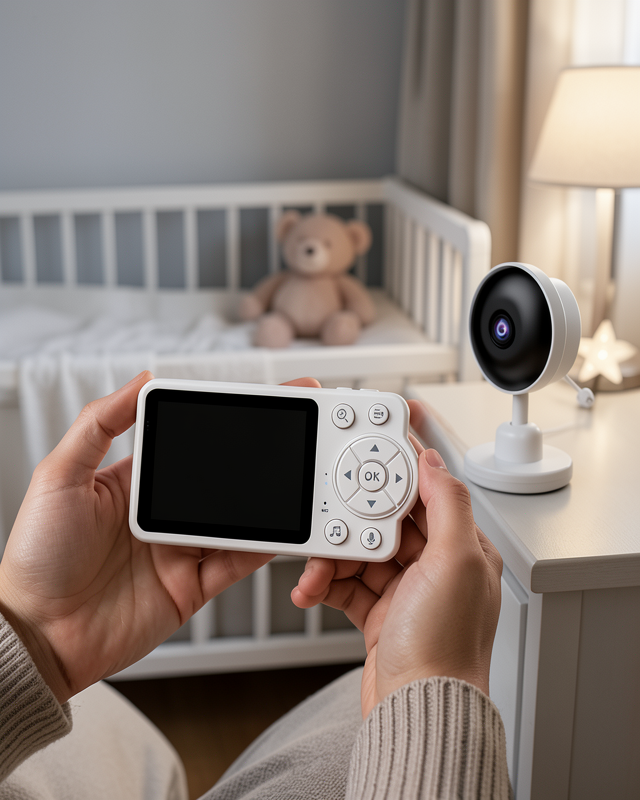 Yeni Nesil Kablosuz Bebek Monitörü ile Gece Görüşü ve Hareket Algılama